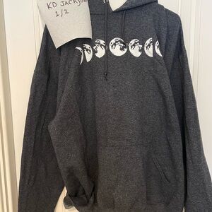 Jerzees Charcoal Moon Phase Sweater